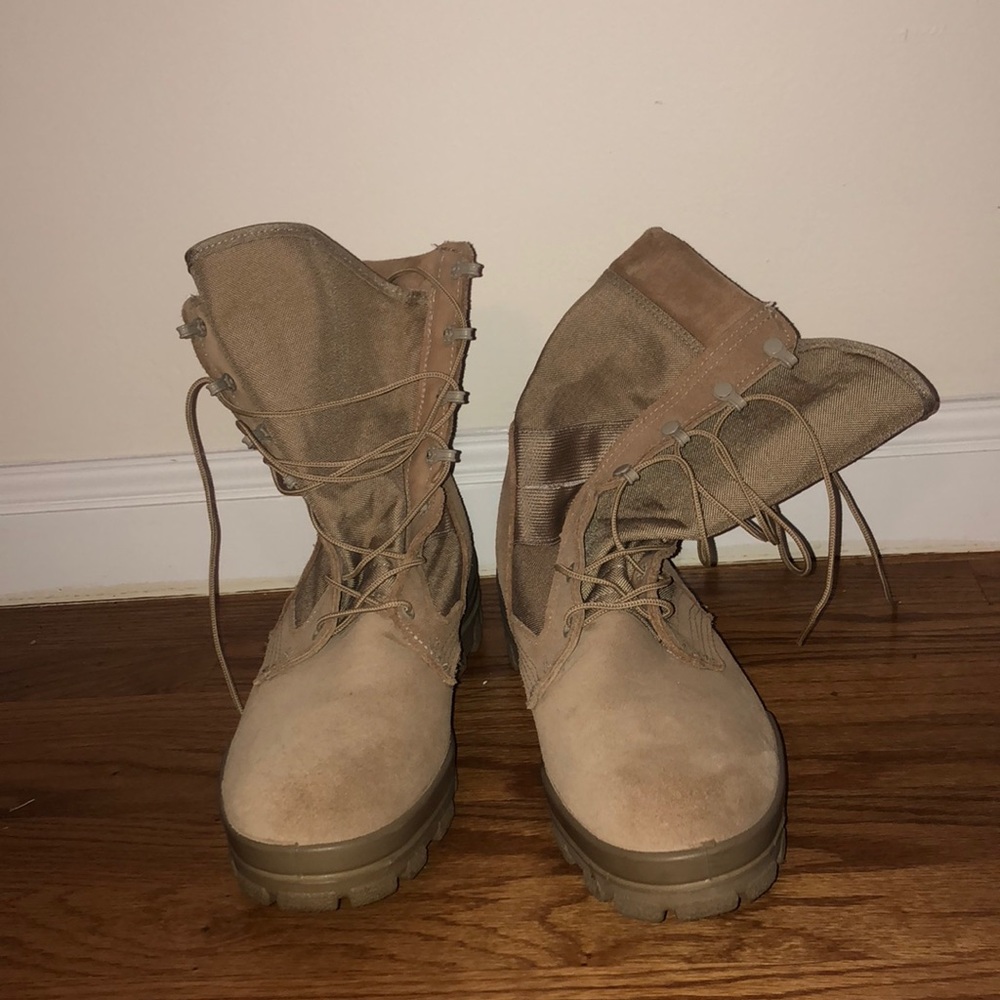 Bates military boots, size 12